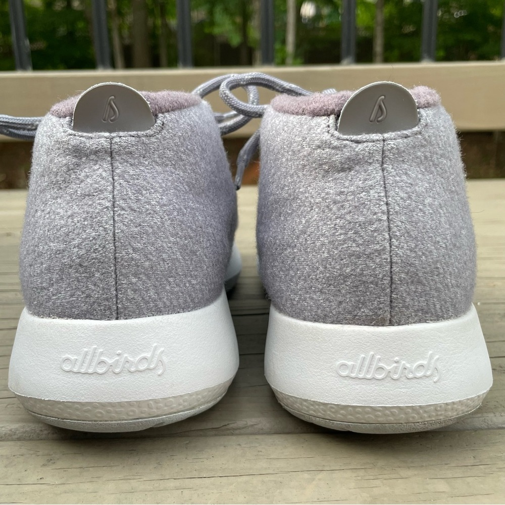 Allbirds Women's Wool Runner-up Mizzles - Medium Grey (Light Grey Sole) size 8 - Picture 10 of 16